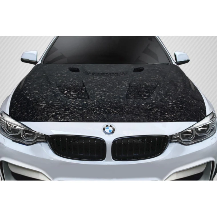 2012-2018 BMW 3 Series Eros Version 1 Carbon Fiber Hood - image 1