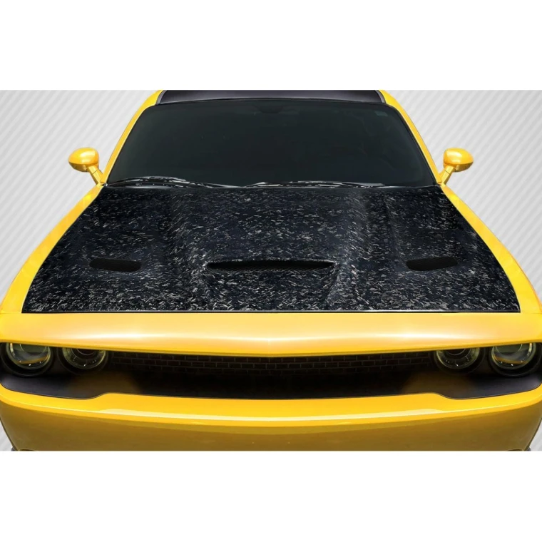 2008-2023 Dodge Challenger Hellcat Carbon Fiber Hood - image 1