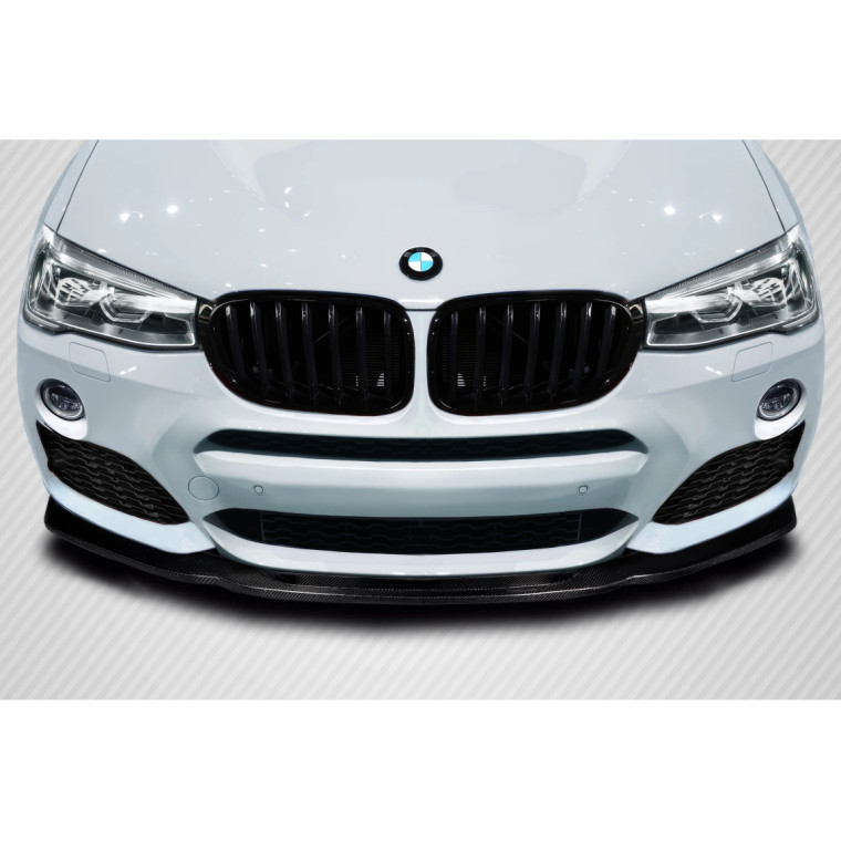 2015-2017 BMW X3 F25 X4 F26 Carbon Creations CS Front Lip Spoiler Air Dam - 1 Piece - image 1