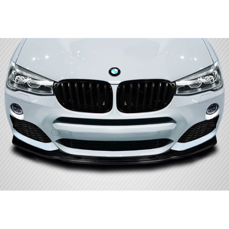 2015-2017 BMW X3 F25 X4 F26 CS Front Lip Spoiler Air Dam - 1 Piece - image 1