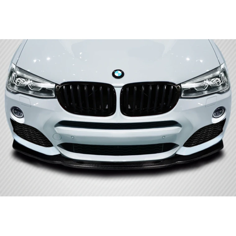 2015-2017 BMW X3 F25 X4 F26 CS Front Lip Spoiler Air Dam - 1 Piece - image 1