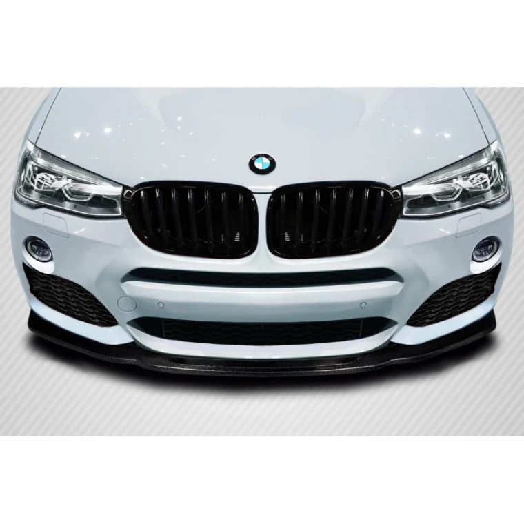 2015-2017 BMW X3 F25 X4 F26 CS Front Lip Spoiler Air Dam - 1 Piece - image 1