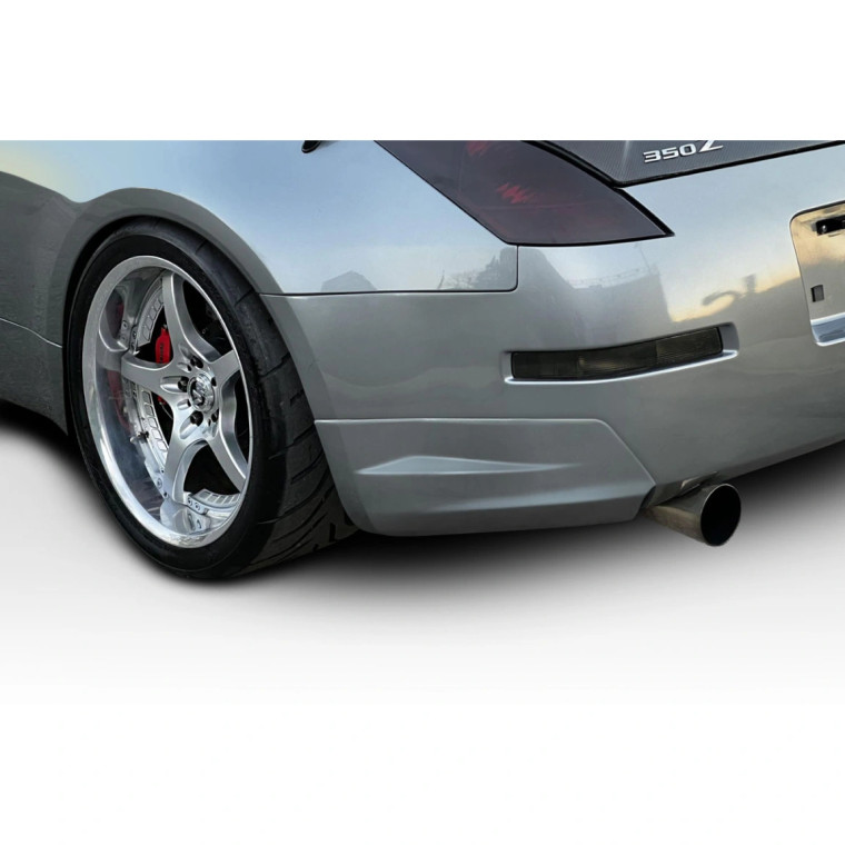 2003-2008 Nissan 350Z Z33 Lexer Rear Lip Add on Spoilers - 2 Pieces (S) - image 1