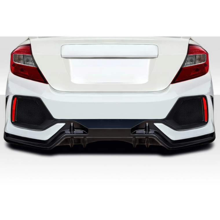 2012-2015 Honda Civic 4DR FK8 Type R Look Rear Bumper - 1 Piece - image 1