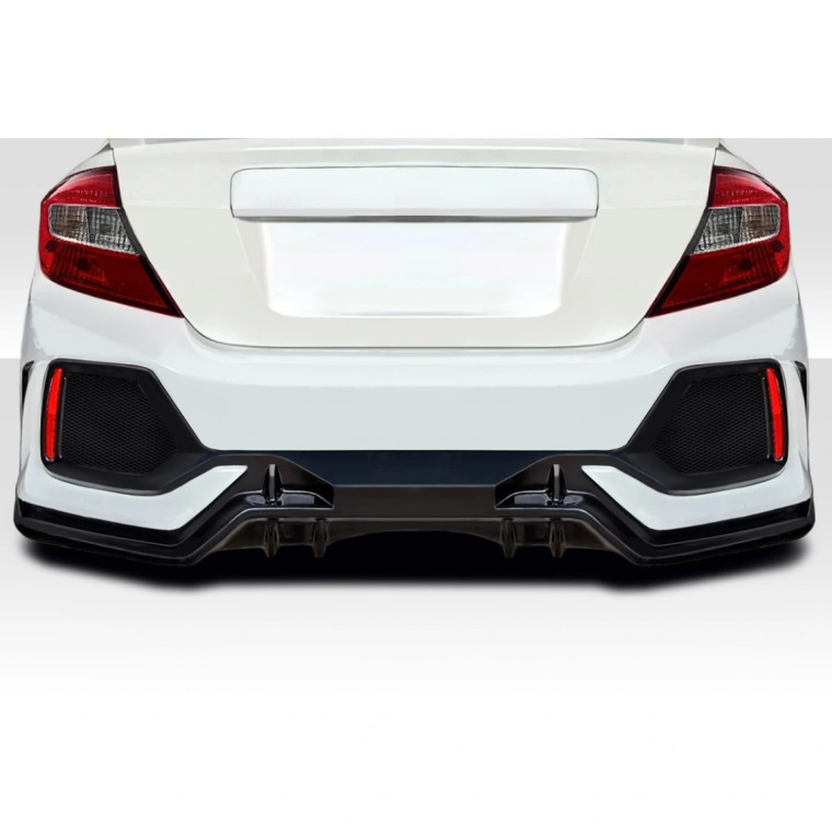 2012-2015 Honda Civic 4DR FK8 Type R Look Rear Bumper - 1 Piece - image 1