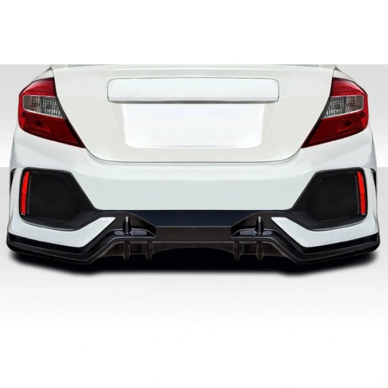 2012-2015 Honda Civic FK8 Style Rear Bumper - 1 Piece - image 1