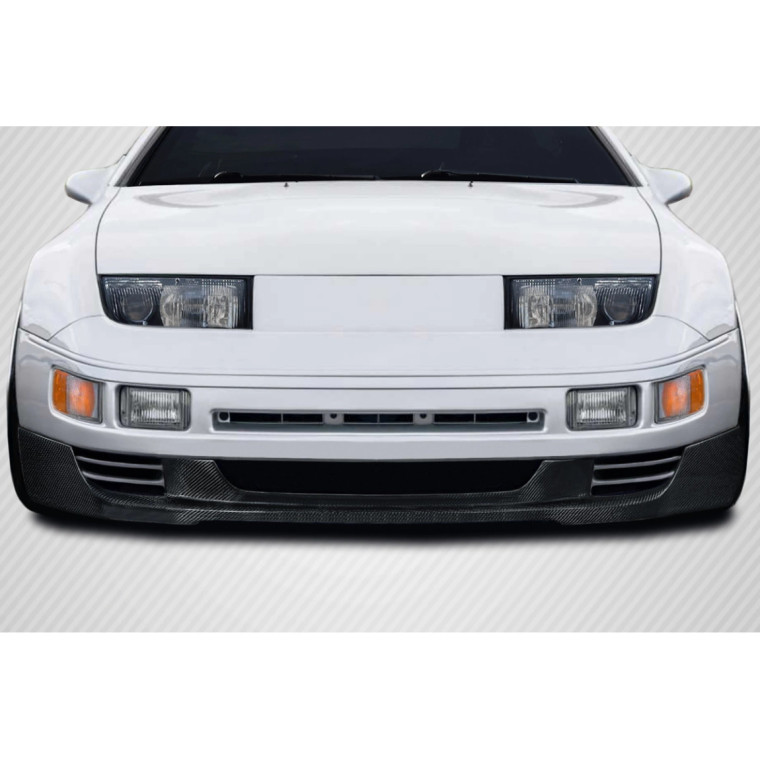 1990-1996 Nissan 300ZX Z32 Carbon Creations Turbo T Front Lip Spoiler Air Dam - 1 Piece - image 1