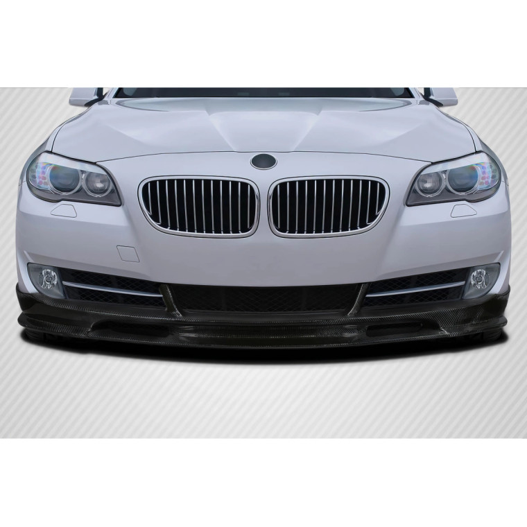 2011-2016 BMW 5 Series F10 4DR Wave Front Lip Spoiler Air Dam - 1 Piece - image 1