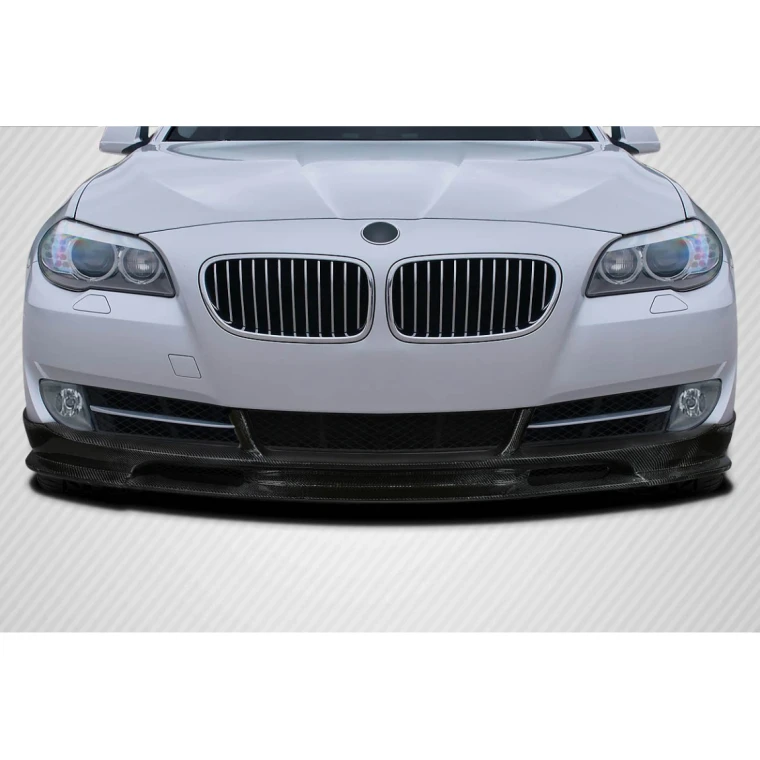 2011-2016 BMW 5 Series F10 4DR Wave Front Lip Spoiler Air Dam - 1 Piece - image 1