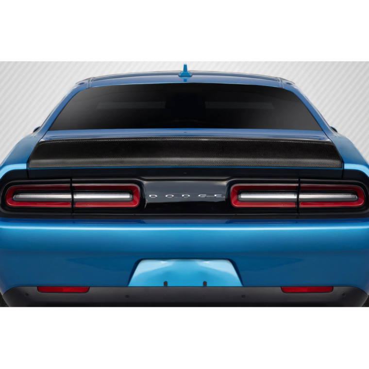 2008-2023 Dodge Challenger Carbon Creations Iconic Rear Wing Spoiler - 1 Piece - image 1