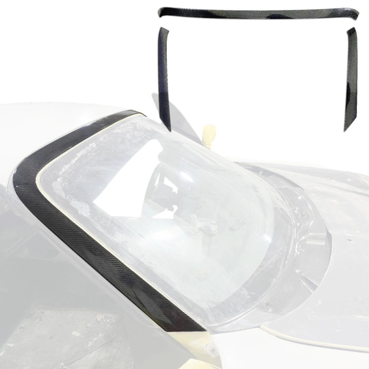 Carbon Fiber OER Full A-Pillar Cover Trim > Toyota MRS MR2 Spyder 2000-2005 - image 1