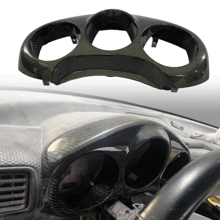 Carbon Fiber OER Instrument Cluster Bezel Dash Trim (LHD) > Toyota MRS MR2 Spyder 2000-2005 - image 1