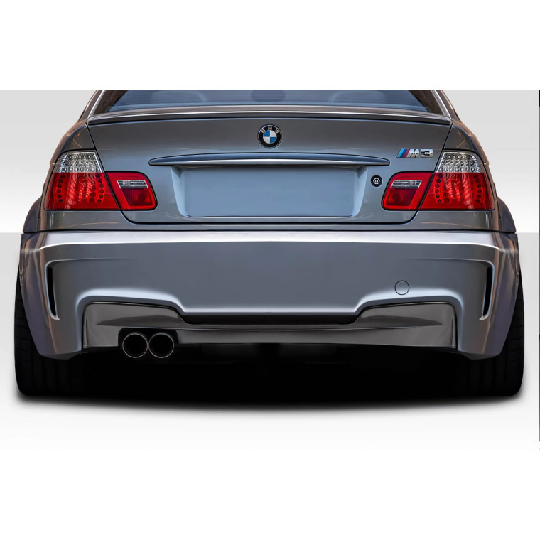 1999-2006 BMW 3 Series E46 2DR 4DR Duraflex 1M Look Rear Bumper - 1 Piece - image 1