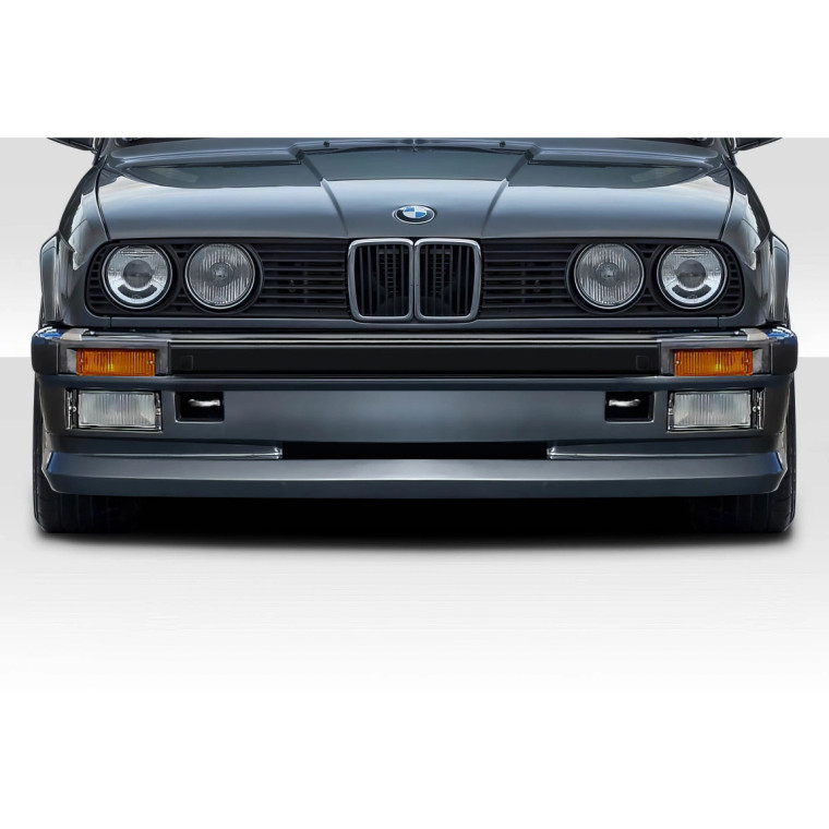 1984-1991 BMW 3 Series E30 Grevan Front Lip Spoiler Air Dam - 1 Piece - image 1