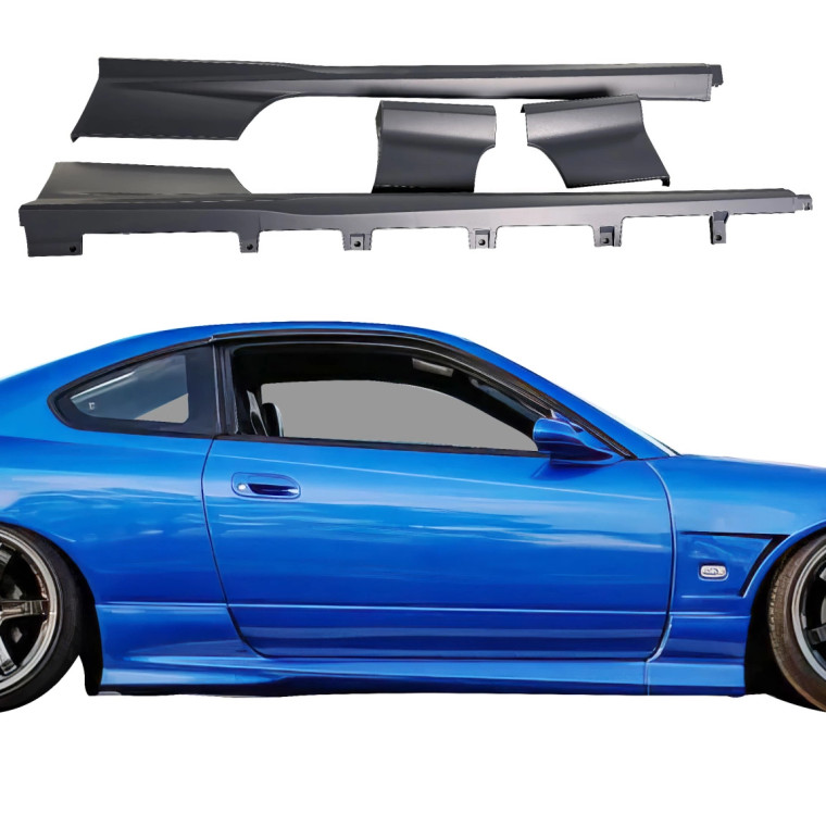 OEREP PP AERO Side Skirts 4pc > Nissan Silvia S15 1999-2002 - image 1