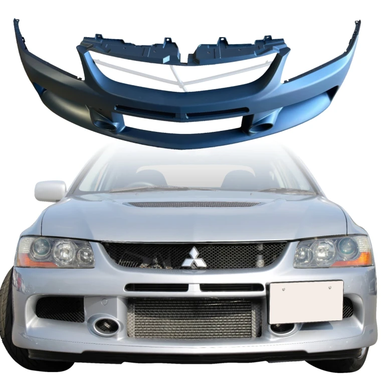 PP EVO9 Front Bumper > Mitsubishi Evolution EVO8 EVO9 2003-2006 - image 1