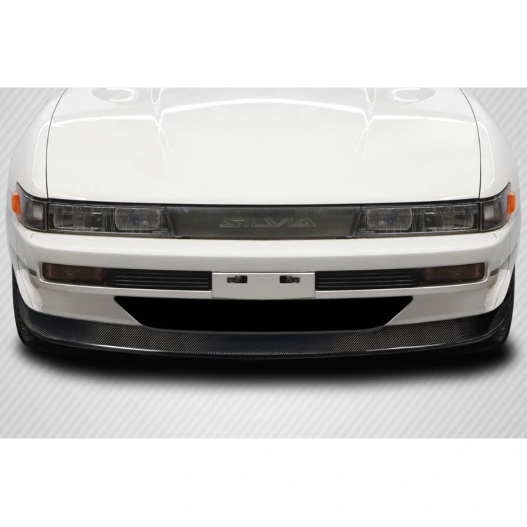 1989-1994 Nissan S13 Silvia OEM Look Carbon Fiber Front Lip - image 1