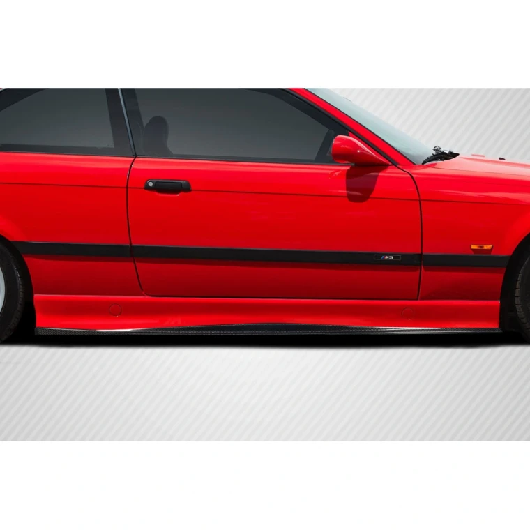 1992-1998 BMW M3 E36 Wallen Side Skirt Rocker Panel Splitters - 2 Pieces - image 1