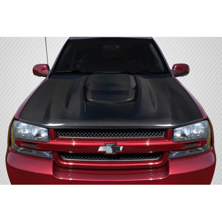 2002-2008 Chevrolet Trailblazer Carbon Creations ZR1 V2 Look Hood - 1 Piece - image 1