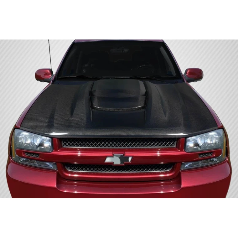 2002-2008 Chevrolet Trailblazer ZR1 V2 Carbon Fiber Hood - image 1