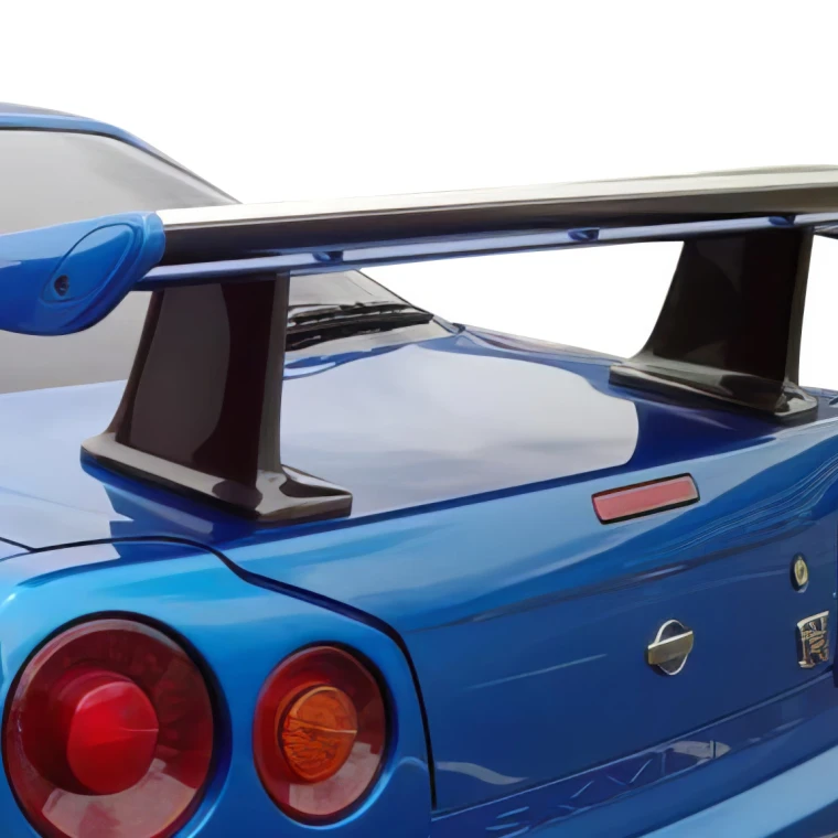Carbon Fiber JU GTR Wing Riser Stands > Nissan Skyline (R34) GTS 1999-2002 - image 1