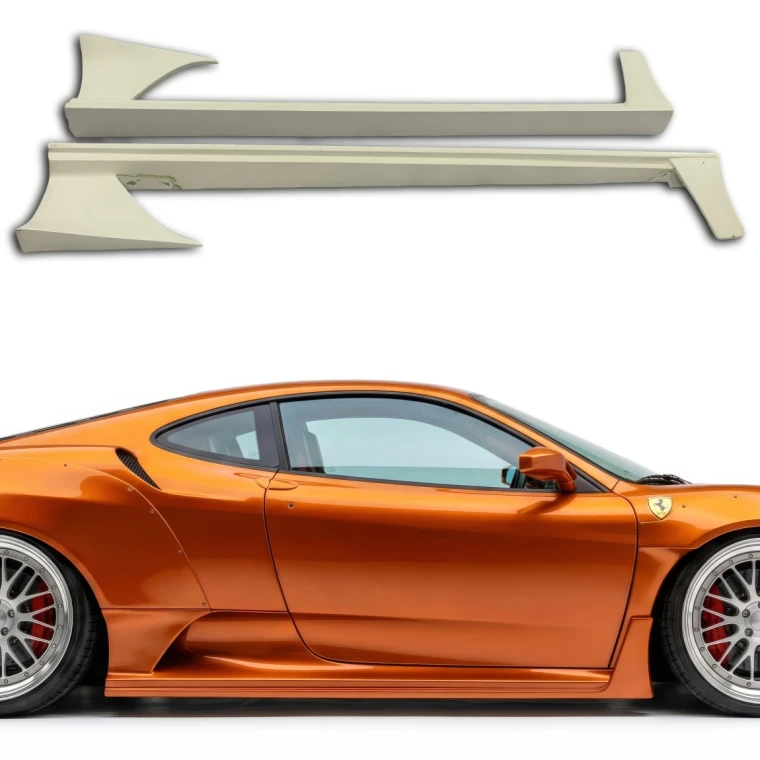FRP HOM Wide Body Side Skirts > Ferrari F430 2005-2009 - image 1