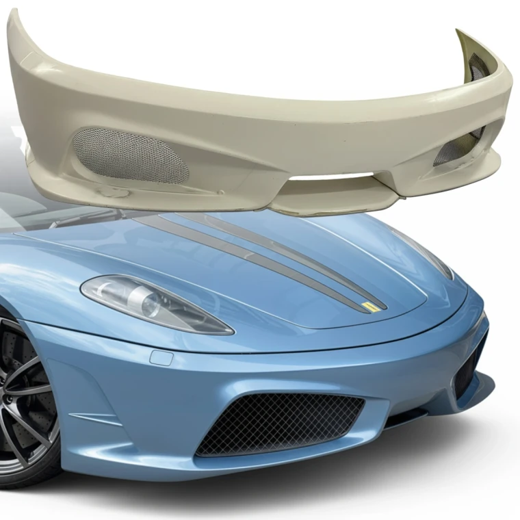 FRP SCU Front Bumper 2pc > Ferrari F430 2005-2009 - image 1