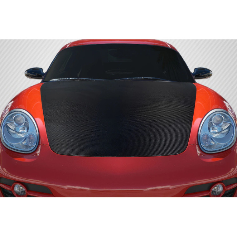 2006-2012 Porsche Cayman 2005-2012 Porsche Boxster 2005-2013 Porsche 997 Carbon Creations OEM Look Hood - 1 Piece - image 1