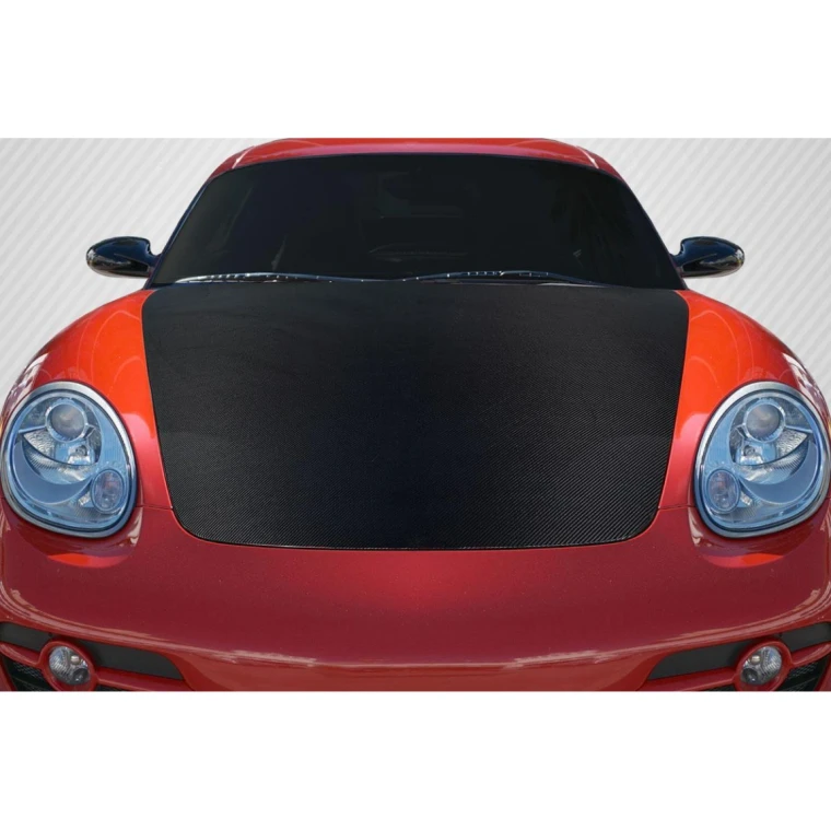 2006-2012 Porsche Cayman OEM Look Carbon Fiber Hood - image 1
