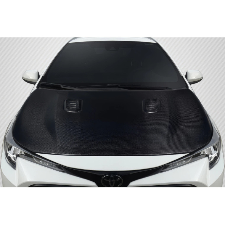 2023-2023 Toyota Corrolla Hatchback GR Carbon Creations OEM Look Hood - 1 Piece - image 1