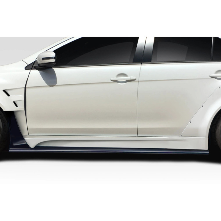 2008-2017 Mitsubishi Lancer / Lancer Evolution 10 Vantix Side Skirt Rocker Panels - 2 Pieces - image 1