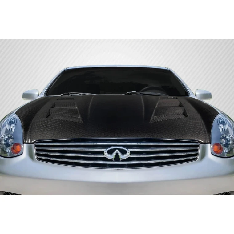2003-2007 Infiniti G Coupe G35 Geo6ix DriTech AM-S Hood - 1 Piece - image 1