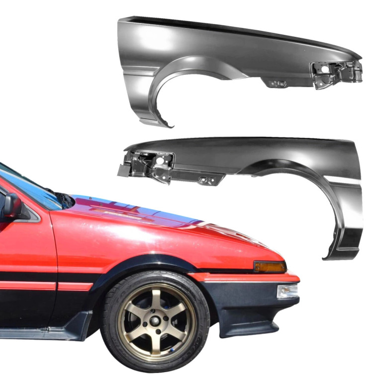 OEREP Steel OER Fenders (FRONT SET L R PAIR) > Toyota Corolla AE86 Trueno 1984-1987 - image 1