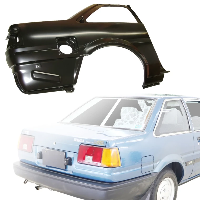 Steel OER Fender (RIGHT REAR QUARTER PANEL) > Toyota Corolla AE86 Levin 1984-1987 - image 1