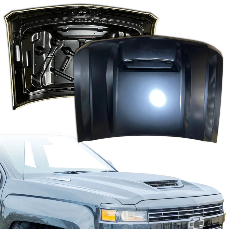 OEREP Steel 2500 Hood > Chevrolet Silverado 2500 2017-2019 - image 1