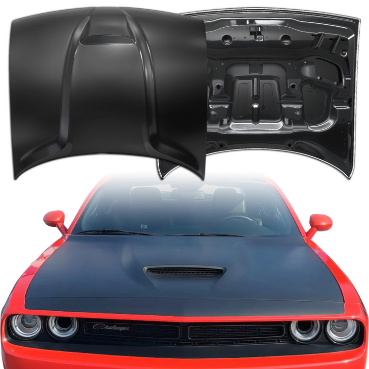 OEREP Steel SRT Style Hood > Dodge Challenger 2008-2023 - image 1