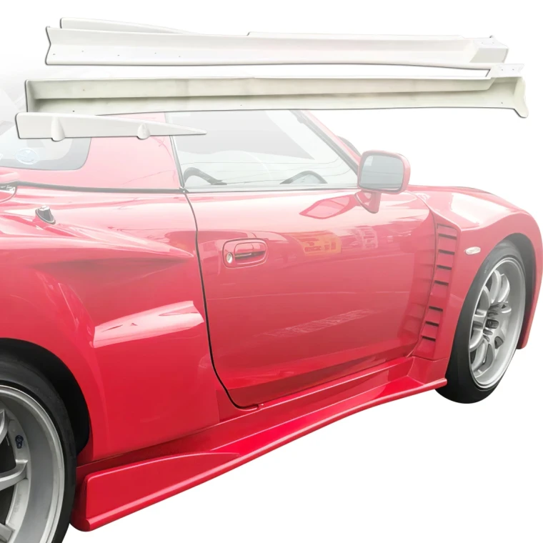 FRP RLES Wide Body Side Skirts 4pc > Toyota MRS MR2 Spyder 2000-2005 - image 1