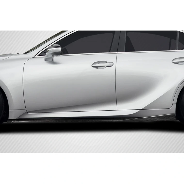 2021-2025 Lexus IS Geisha Carbon Fiber Side Skirts - image 1