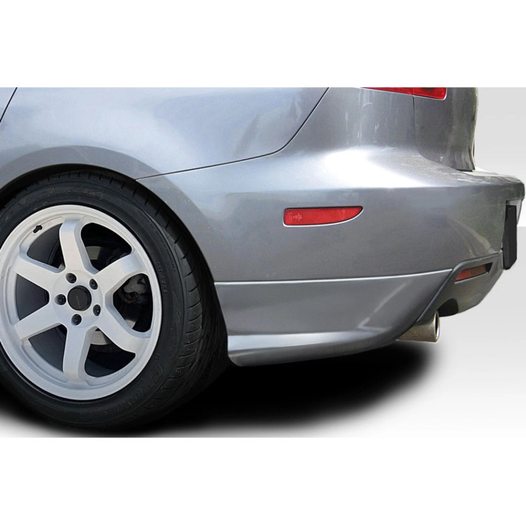 2004-2009 Mazda 3 Duraflex Maver Rear Lip Add on Spoilers - 2 Pieces - image 1
