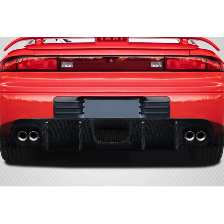 1991-1993 Mitsubishi 3000GT Hyper Flow Carbon Fiber Rear Lip - image 1