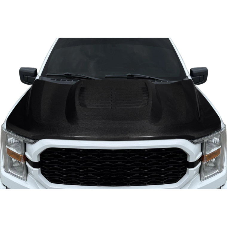 2021-2025 Ford F-150 Carbon Creations Adventure Hood - 1 Piece - image 1