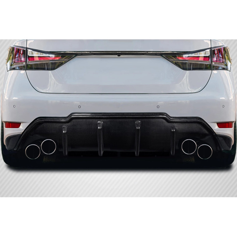 2016-2020 Lexus GS-F Carbon Creations Tarvo Rear Diffuser - 1 Piece - image 1