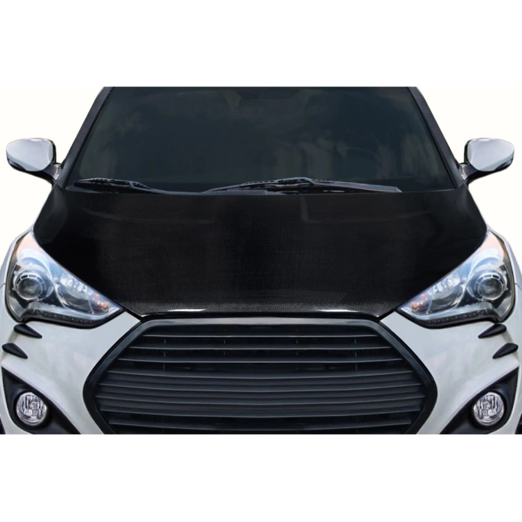 2012-2017 Hyundai Veloster OEM Look Hood - 1 Piece - image 1