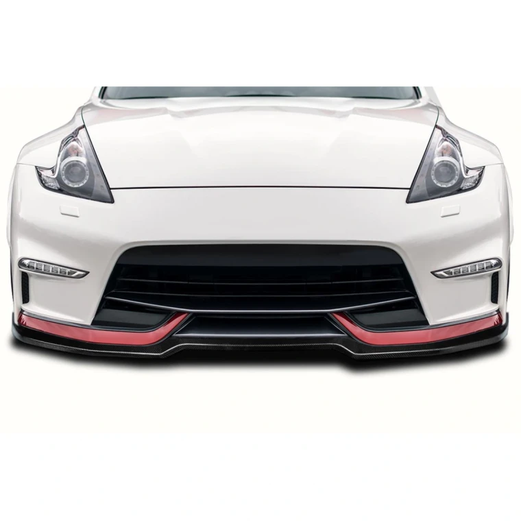 2009-2020 Nissan 370Z Malibu Carbon Fiber Front Lip - image 1