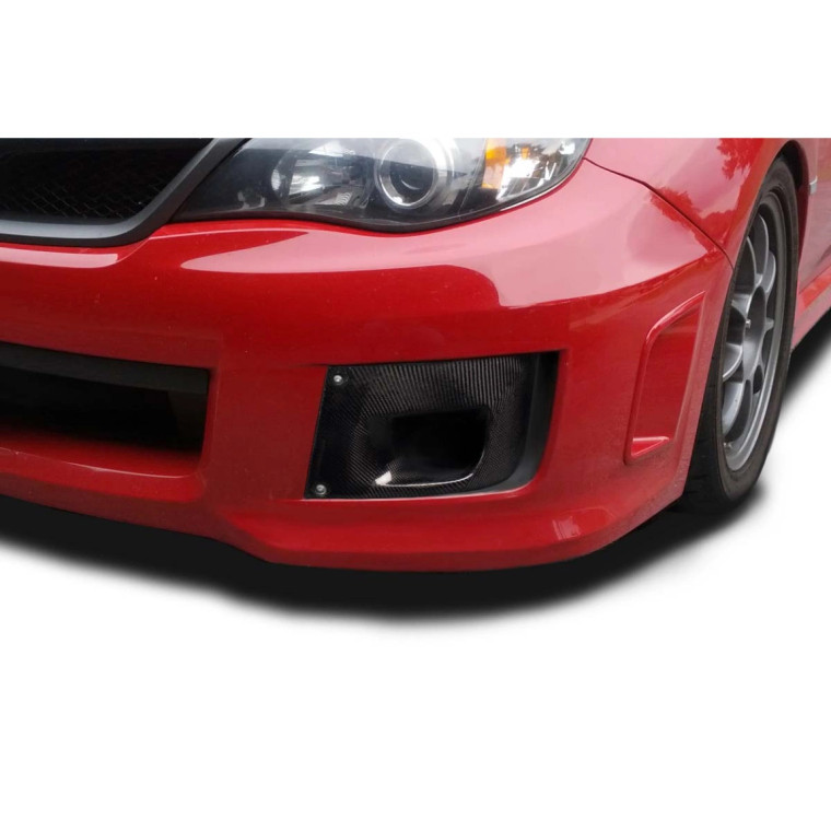 2011-2014 Subaru Impreza WRX / STI Carbon Creations Air Raider Front Bumper Air Vent Duct - 2 Pieces - image 1