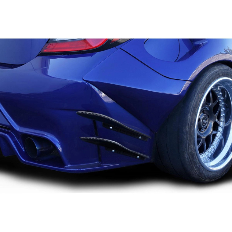 2022-2025 Toyota GR86 / Subaru BRZ Carbon Creations GT Competition Rear Bumper Canards - 4 Pieces - image 1