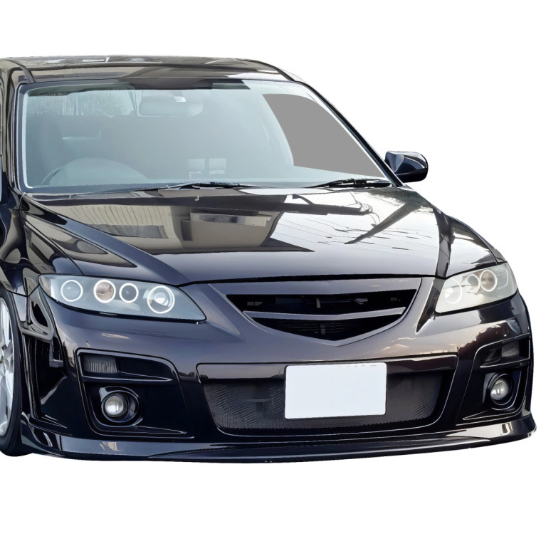 FRP AEXE V1 Front Bumper > Mazda Mazda6 2003-2008 > 4dr Sedan - image 1