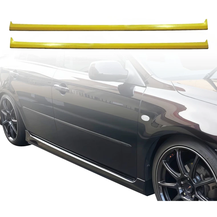 FRP AEXE Side Skirts 2pc > Mazda Mazda6 2003-2008 > 4dr Sedan - image 1