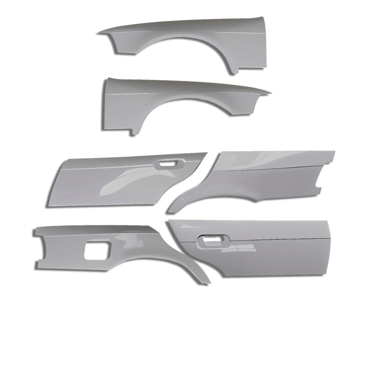 ModeloDrive FRP FIT Wide Body Fenders Set > BMW 318i, 323i, 325i, 328i (E36) 1992-1998 > 4dr - image 1