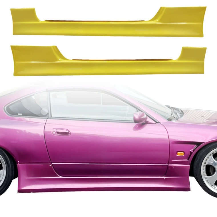 FRP VERT v1 Side Skirts > Nissan Silvia (S15) 1999-2002 - image 1